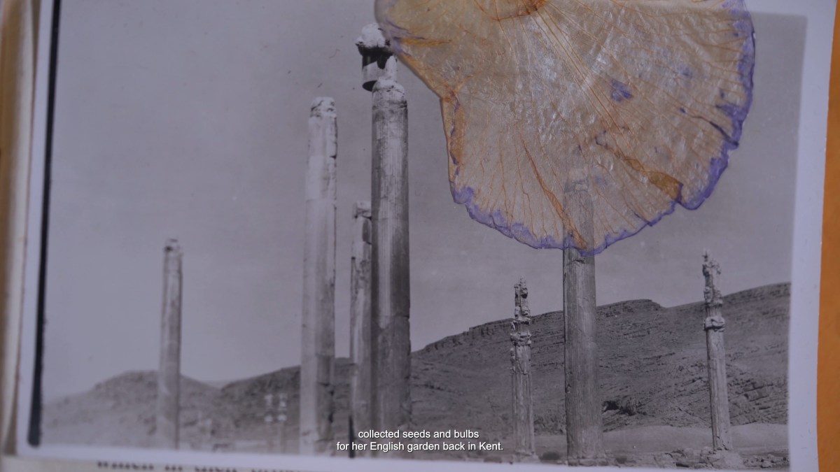 Anahita Norouzi, To Swallow the Sun (video still), 2025, video, color, sound, 40 min, limestones. Photo: Anahita Norouzi